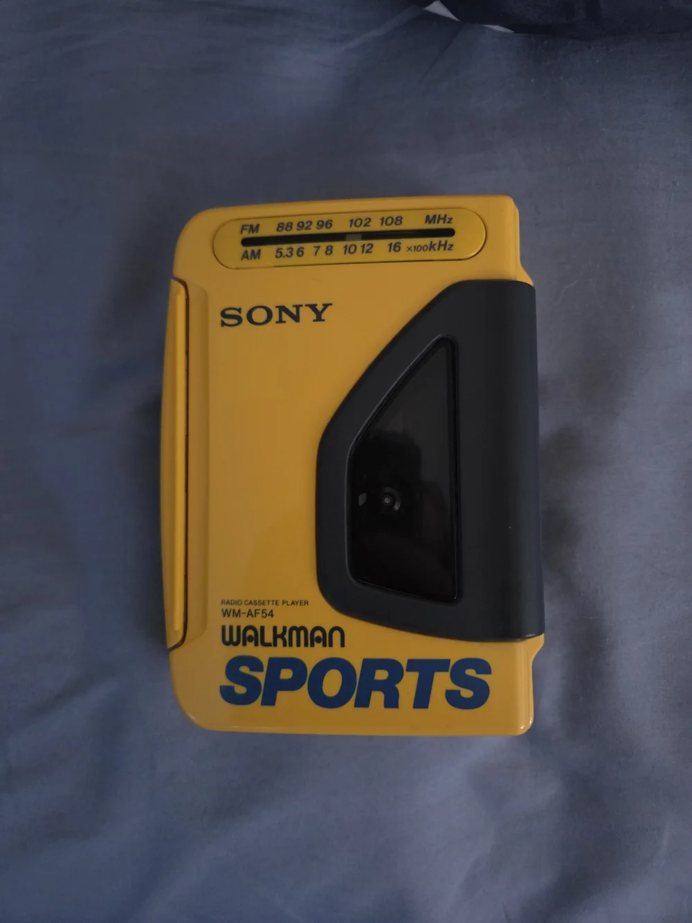 Sony Yellow Sports Walkman Portable Cassette Player